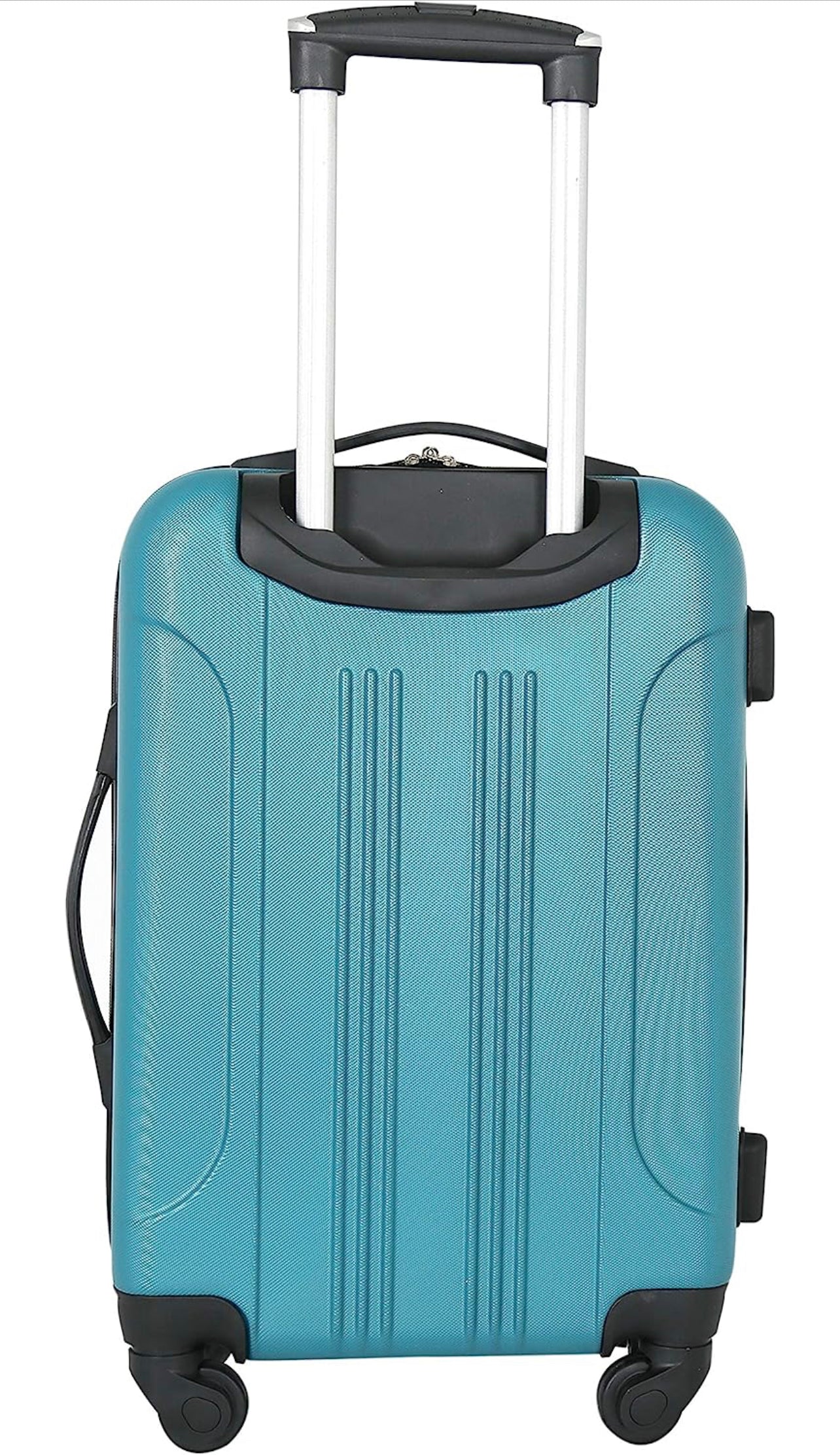 Travelers Club 20" "Chicago" Expandable Spinner Carry-On Luggage Teal Color - MyTravelShop.ca