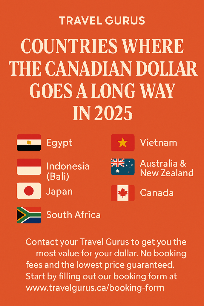 Countries Where the Canadian Dollar Goes a Long Way in 2025