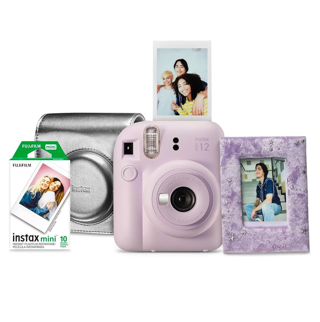 FUJIFILM INSTAX Mini 12 Instant Camera Gift Set - Lilac Purple - MyTravelShop.ca