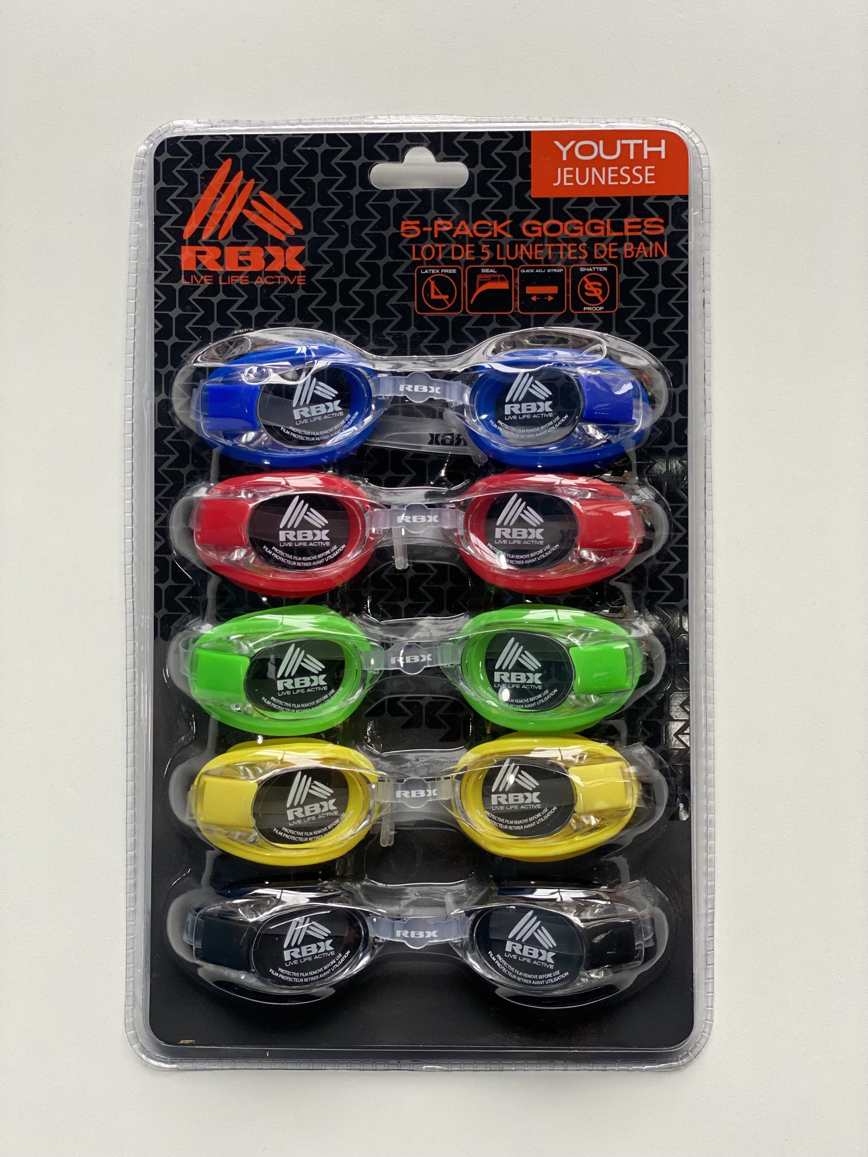 5-Pack Youth Goggles - MyTravelShop.ca
