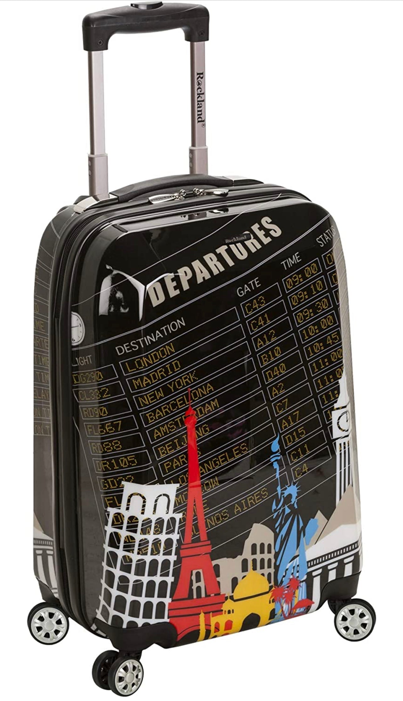 Departures Theme Carry On Luggage 20” - MyTravelShop.ca