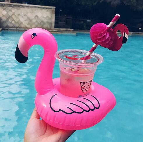 Flamingo Drink Holder Pool Float - My Travel Shop