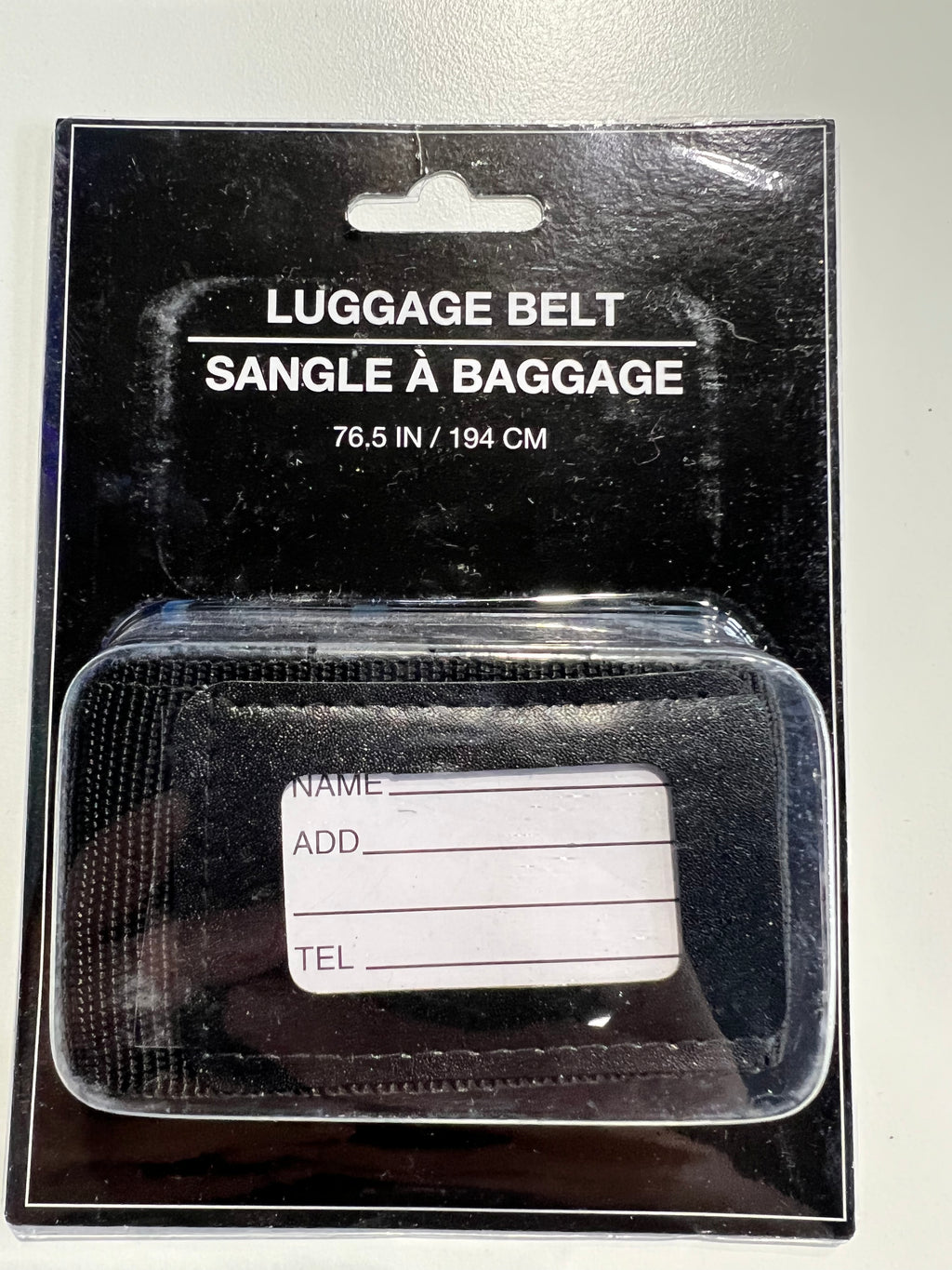 Luggage strap/belt Black - MyTravelShop.ca