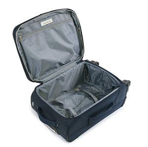 Large Perry Ellis Luggage 30” Fabric Expandable Dark Blue - MyTravelShop.ca