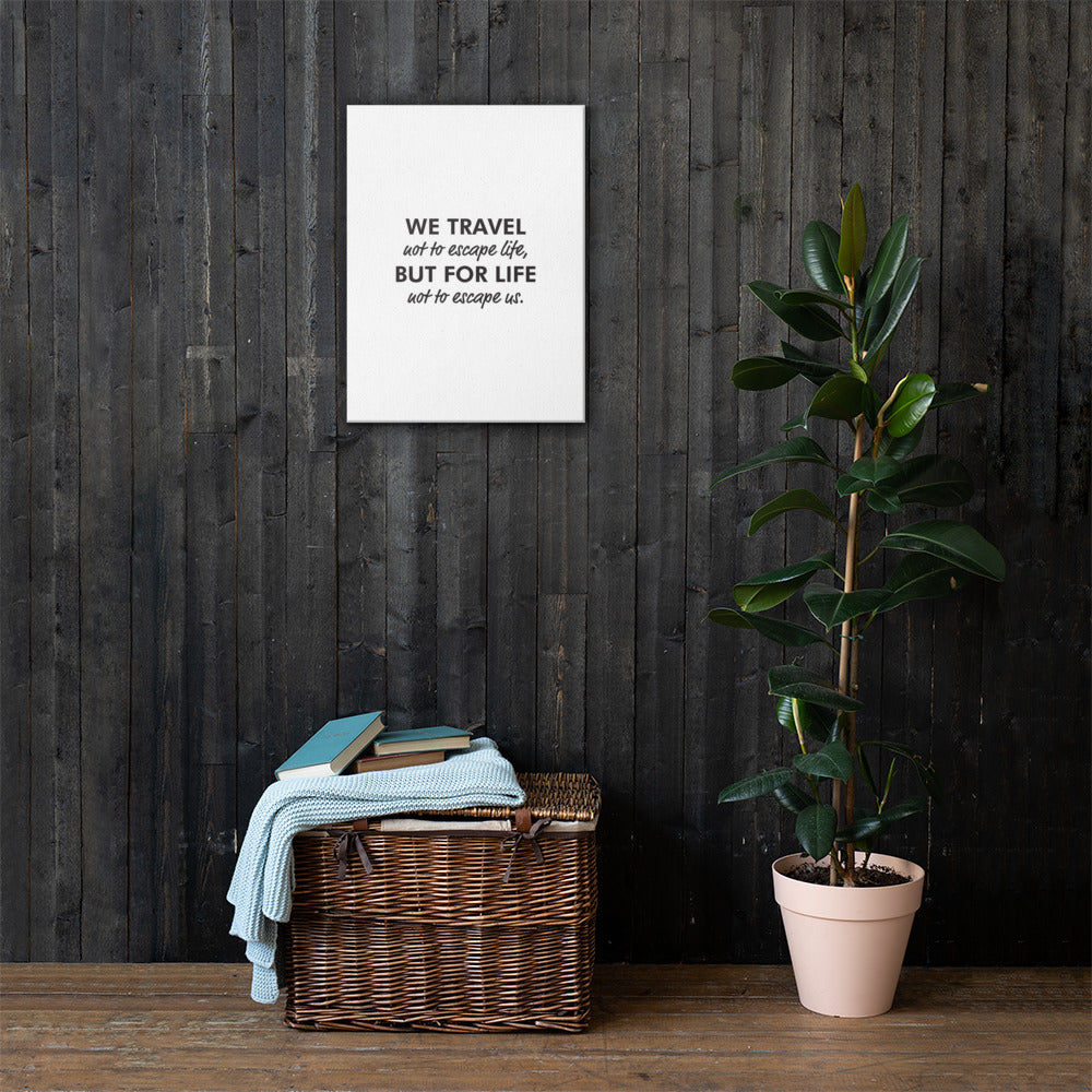 Travel Quote Canvas - My Travel Shop