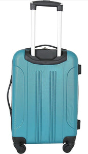 Travelers Club 20" "Chicago" Expandable Spinner Carry-On Luggage Teal Color - MyTravelShop.ca