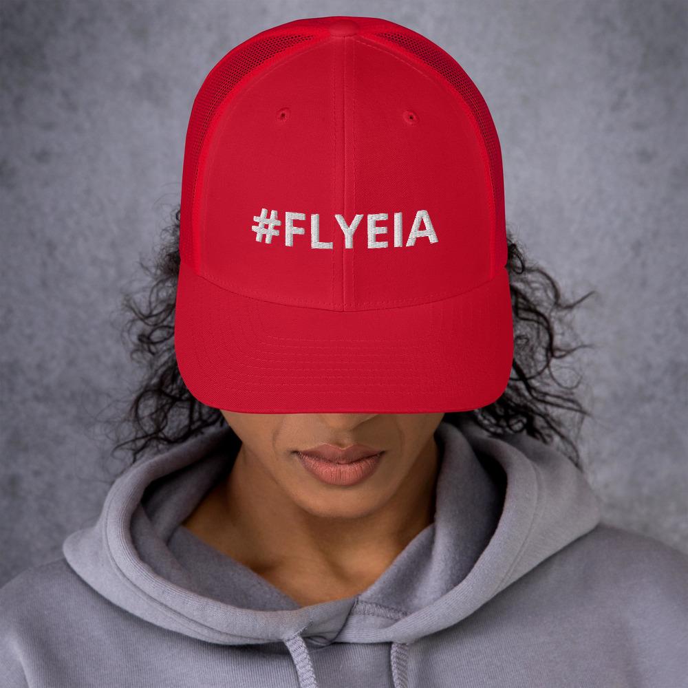 Trucker Cap #FLYEIA Supports Flying Out Of YEG - My Travel Shop