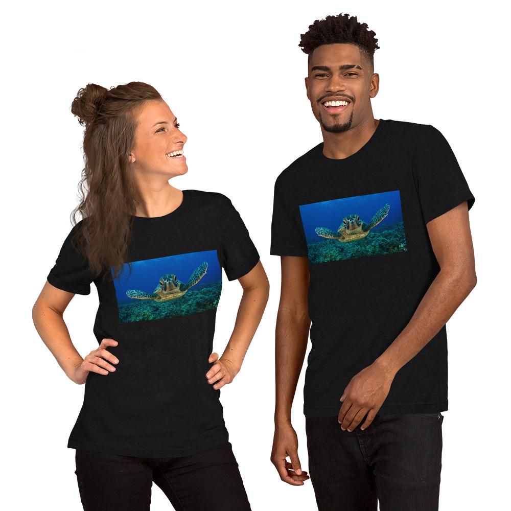 Turtle Swim Short-Sleeve Unisex T-Shirt - MyTravelShop.ca