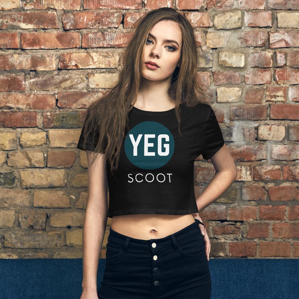 YEG Scoot Women’s Crop Tee - MyTravelShop.ca